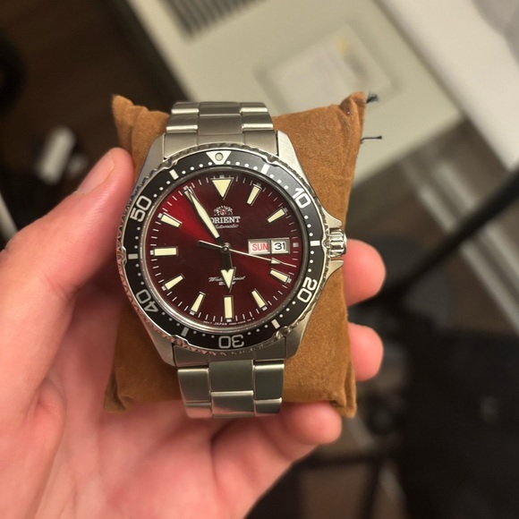 Orient Kamasu Red Dial Men’s Automatic Dive Watch 42mm - Picture 4 of 5